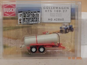 Busch 42860 - Güllewagen HTS 100.27- rot - HO - 1:87 - neuw/OVP - Bild 1 von 2