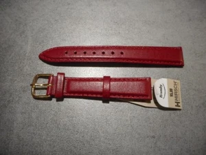 NEW BRUMBY HIRSCH WATCH BAND SIZE 16 RED NO. 212E - Picture 1 of 3