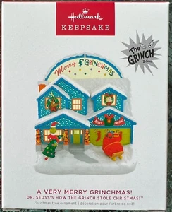 2022 Hallmark Keepsake Dr. Seuss A Very Merry Grinchmas Christmas Ornament NIB! - Picture 1 of 2