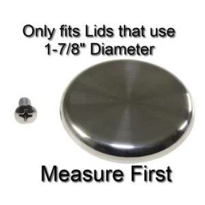 Stainless Steel Replacement Knob Handle Fits Le Creuset Pot Pan Oven Lid & Screw - Picture 1 of 4