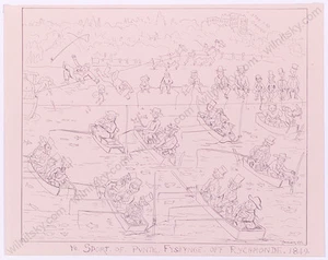 E. Francis "Children Book Illustration", Ink Drawing, 1901 - Picture 1 of 1