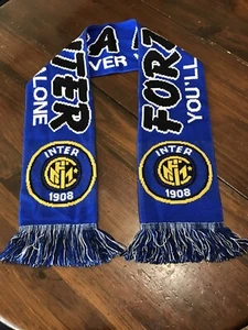 Forza Inter Italy Soccer Futbol Team Knit Scarf - Picture 1 of 7