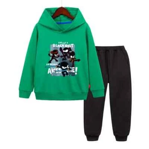Children Hoodies Ninja Kidz Pullover Sweatshirts Tops Long Sleeve Sportswear - Picture 1 of 42