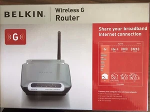 Belkin Wireless G Router F5D7230-4 Wireless router 4-port switch - 802.11b/g. - Picture 1 of 2