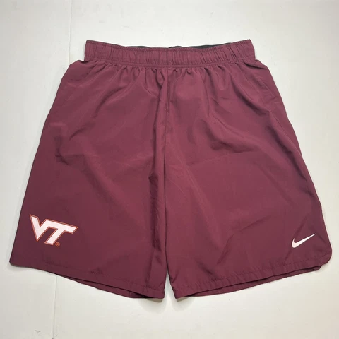 Nike Dri Fit Virginia Tech Hokies Football Team Issued Shorts Large Cover