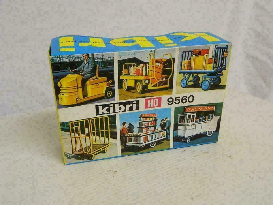 Kibri Station Cart Kit B 9560 Plastic Kit unassembled - HO Scale - image 1 of 1