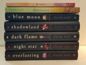 Lot of 7 Books, The Immortals, Riley Bloom, Alyson Noel, Hardcover, Paperback  - Imagen 1 de 7