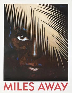 Original Vintage Poster Razzia Miles Away Miles Davis 2005 HANDSIGNED - Picture 1 of 1