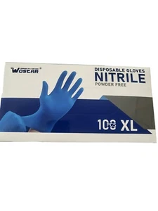 Wostar Nitril Einweghandschuhe puder- & latexfrei 4mil Nitril Untersuchungshandschuhe - Bild 1 von 5