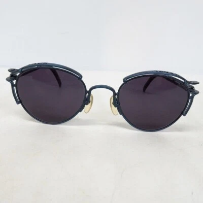 Gafas de sol Jean Paul Gaultier JPG 56-5102 vintage marco negro/lentes moradas Foto 1 de 4