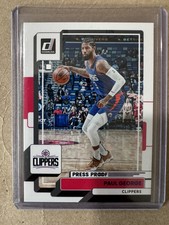 2022-23 Panini Donruss PRESS PROOF PURPLE /199 #122 Paul George LA Clippers