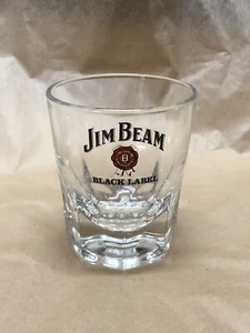 Vaso de chupito negro Jim Beam vintage. - Imagen 1 de 5