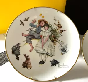 Norman Rockwell Plate "Spring Sweet Song So Young" - Picture 1 of 7