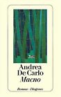 Macno, Dtsch. Ausgabe De Andrea De Carlo | Livre | État Bon