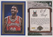 2013-14 Panini Court Kings Portraits Blue Framed /75 OJ Mayo #6