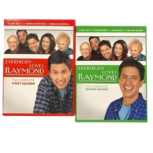 Everybody Loves Raymond Season 1 & 2 DVD Set 5-Disc Comedy TV Series Region 1 - Picture 1 of 10