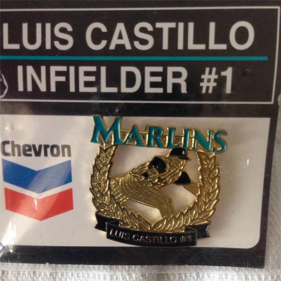 PIN FLORIDA MARLINS LUIS CASTILLO SGA 20/08/1999 SORTEO ESTADIO miami Foto 1 de 1