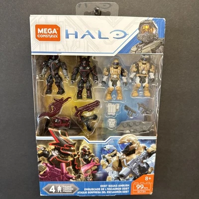 Halo Mattel Mega Construx ODST Squad Ambush Set 4 Brute Figures GCT34 New Sealed - Image 1 of 4