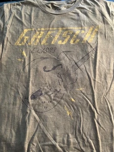 Gretsch Guitars T Shirt Med Green Distressed Distressed Art - Bild 1 von 2