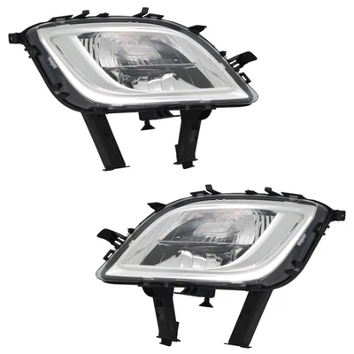 Kit Frecce Anteriori per Opel Astra J 2009- Frecce Fendinebbia NSW Cromate - Immagine 1 di 4