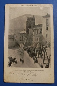 1904 Magliano dei Marsi (Adler) - Pro durch Erdbeben in den Abruzzen beschädigt - Bild 1 von 2