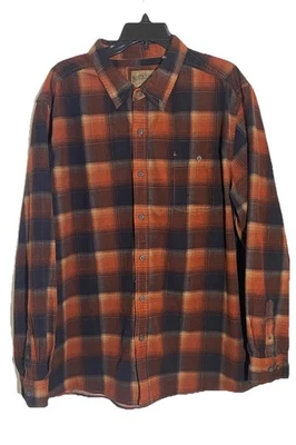 Camisa De Colección North River Para Hombre XXL Manga Larga Pana Cuadros Ropa de Trabajo Occidental Foto 1 de 4