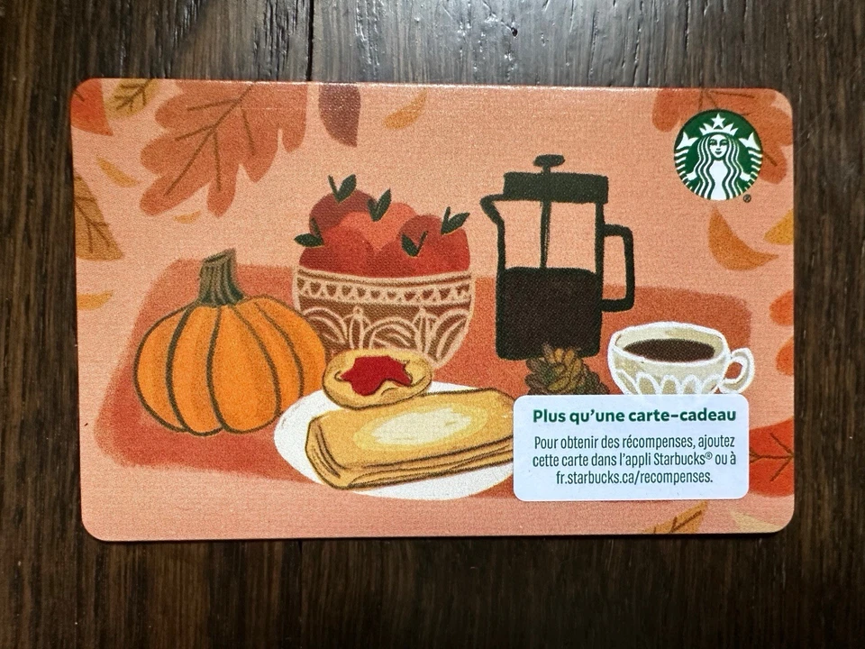 Canada 🇨🇦 Series Starbucks "FALL PUMPKINS 2025" #6337 Card New No Value - Image 1 of 1
