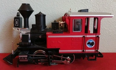 LGB 2117D Lake George & Boulder 0-4-0 Steam Locomotive w/Smoke G-Scale from Set, - Image 1 of 4