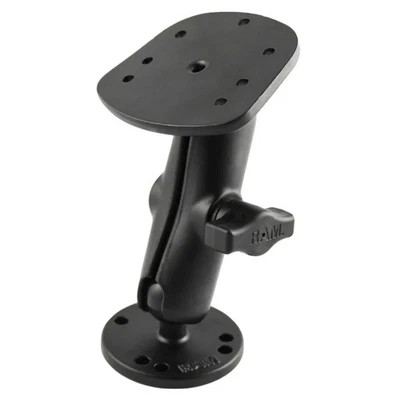 RAM® Drill-Down Double Ball Mount for Humminbird Piranha RAM-B-107-1U 44311 - Image 1 of 2