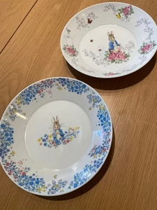 Peter Rabbit Pasta Plate Set of 2 Curry Plate - Picture 1 of 3