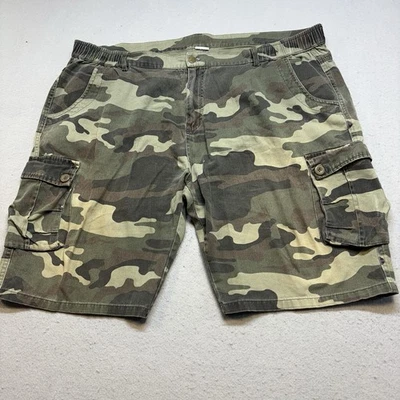 Pantalones Cortos Carga Camuflados Para Hombre Talla 42 (Cintura Medidas 44) 10" Entrepierna Utilidad Senderismo Y2K Foto 1 de 4