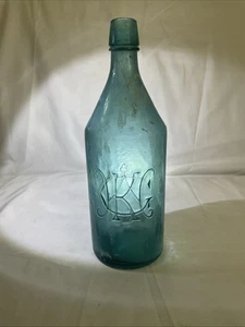 Rich Teal Gettysburg Katalysine Water / Whitney Glass Works Bottle. - Picture 1 of 24