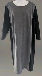 Vestido TALBOTS para mujer talla grande pequeño manga 3/4 bloque - talla 18WP - Imagen 1 de 4