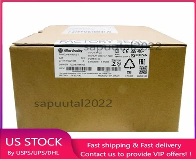 NEW Allen-Bradley 2711P-T6C21D8S SER B HMI PanelView Plus 7 Graphic Terminal - Image 1 of 2