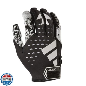 adidas Adizero 13 Moments Football Gloves, Black/White, 2XL - Picture 1 of 2