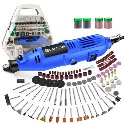 DAYPLUS 135W 230V Dremel-Multifunktionswerkzeug, Drehwerkzeug Mit 252-tlg Zubehör Set