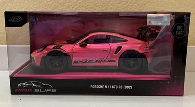 Jada Pink Slips Porsche 911 GT3 RS 992 PINK 1:24 - Image 1 of 4