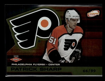 2002-03 Pacific Atomic #122 Patrick Sharp Gold #/99 - Image 1 of 2