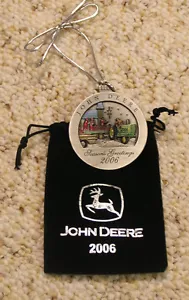 2006 John Deere Pewter Christmas Ornament - Picture 1 of 1