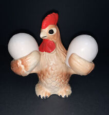Vintage Artmark Chicken & Egg Salt And Pepper Shaker Ceramic Hand Painted 4.5”