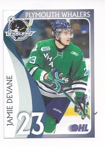 2008-09 Plymouth Whalers (OHL) Jamie Devane