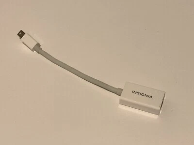 Insignia Adapter Mini DisplayPort-to-VGA White - Image 1 of 4
