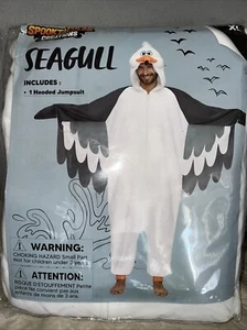 Costume Halloween Gabbiano Adulto Pezzo Unico Animale Cosplay Uomo Donna XL - Foto 1 di 4