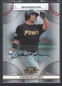 ANDREW LEFAVE 2008 DONRUSS THREADS SIGNATURES #99 AUTOGRAPH #/975 SP $15 - Picture 1 of 1
