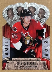 2011-12 ERIK KARLSSON CROWN ROYALE CARD #65 OTTAWA SENATORS
