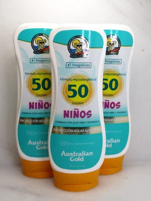 AUSTRALIAN GOLD KIDS SPF 50 HYPOALLERGENIC SUNSCREEN 6.7 OZ 2PCS *DETAILS* 09/25 - image 1 of 3
