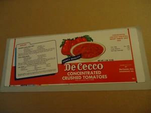 De Cecco Tomatenprodukte zerkleinert geschält - zwei Dosen flach RHODESVILLE MD - Bild 1 von 4