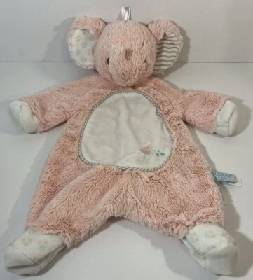Douglas Baby Pink Elephant Sshlumpie Lovey Blanket Sewn Eyes 2016 - Image 1 of 4