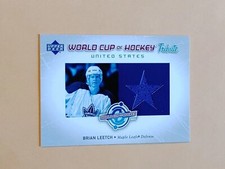 2004-05 Upper Deck World Cup of Hockey Tribute Jersey #WC-BL Brian Leetch 