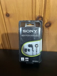 New Sony MDR-EX51LP Earphones Silver/Black High Performance Great Sound - Picture 1 of 2